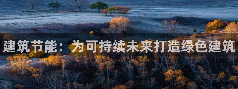 尊亿游戏国际官网：建筑节能：为可持续未来打造绿色建筑