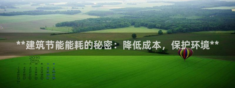 e尊国际客服：**建筑节能能耗的秘密：降低成本，保护环境**