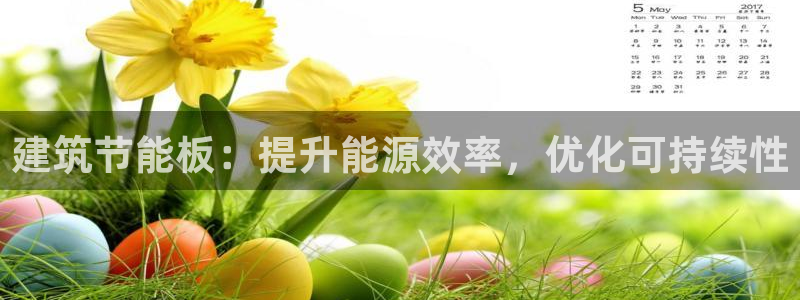 e尊国际app：建筑节能板：提升能源效率，优化可持续性