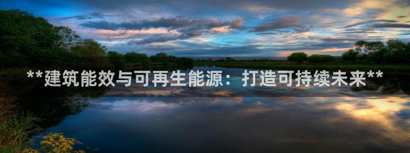 尊亿娱乐国际官网：**建筑能效与可再生能源：打造可持续未来**
