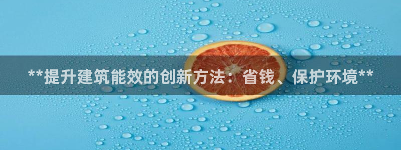 e尊体育：**提升建筑能效的创新方法：省钱、保护环境**