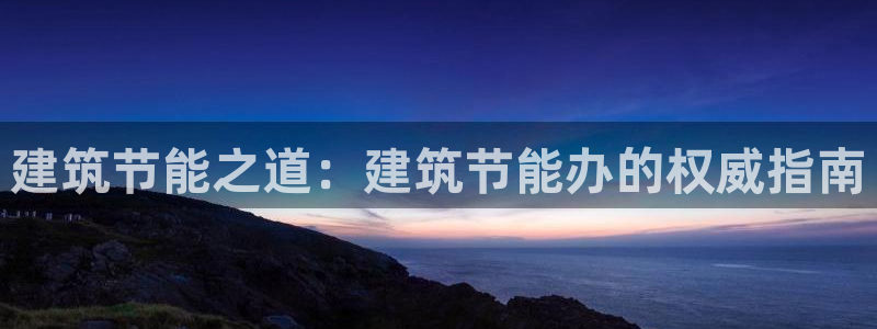 e尊国际是干什么的：建筑节能之道：建筑节能办的权威指南