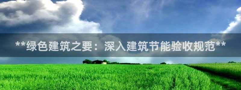 e尊国际娱乐官网地址：**绿色建筑之要：深入建筑节能验收规范**