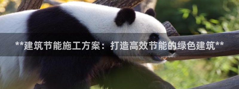 e尊国际官方网站：**建筑节能施工方案：打造高效节能的绿色建筑**