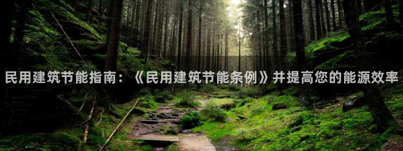 谁知道e尊国际的网址：民用建筑节能指南：《民用建筑节能条例》并提高您的能源效率