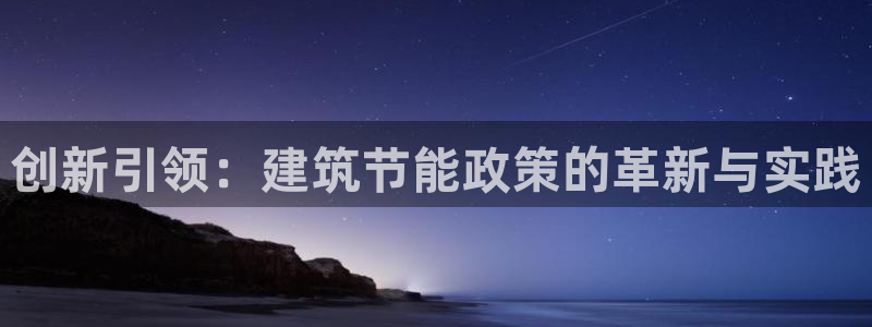 e尊国际网址：创新引领：建筑节能政策的革新与实践