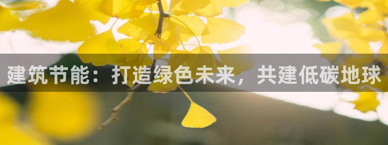 e尊国际客户端下载：建筑节能：打造绿色未来，共建低碳地球